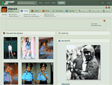 Tablet Screenshot of ekarock.deviantart.com
