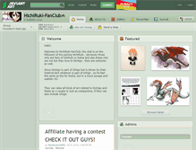 Tablet Screenshot of hichiruki-fanclub.deviantart.com
