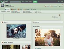 Tablet Screenshot of murphyl6.deviantart.com