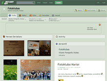 Tablet Screenshot of fotoklubas.deviantart.com