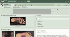 Desktop Screenshot of feetscan.deviantart.com