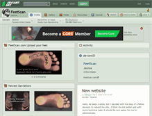 Tablet Screenshot of feetscan.deviantart.com