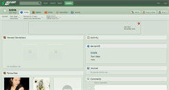 Desktop Screenshot of knink.deviantart.com