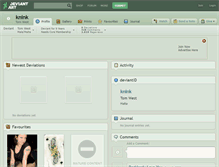 Tablet Screenshot of knink.deviantart.com