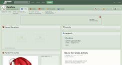 Desktop Screenshot of poroporo.deviantart.com