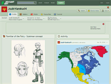 Tablet Screenshot of juubi-karakuchi.deviantart.com