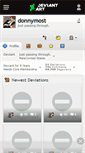Mobile Screenshot of donnymost.deviantart.com