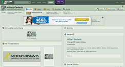 Desktop Screenshot of military-deviants.deviantart.com