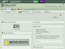 Tablet Screenshot of military-deviants.deviantart.com