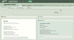 Desktop Screenshot of not-another-number.deviantart.com