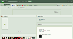 Desktop Screenshot of la-santaplz.deviantart.com