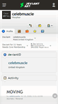 Mobile Screenshot of celebmuscle.deviantart.com