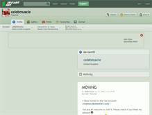 Tablet Screenshot of celebmuscle.deviantart.com