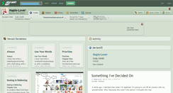 Desktop Screenshot of maple-lover.deviantart.com