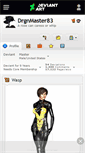 Mobile Screenshot of drgnmaster83.deviantart.com