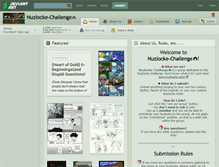 Tablet Screenshot of nuzlocke-challenge.deviantart.com
