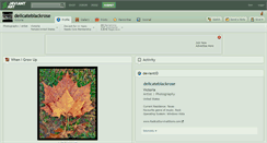 Desktop Screenshot of delicateblackrose.deviantart.com