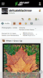 Mobile Screenshot of delicateblackrose.deviantart.com