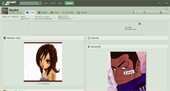 Desktop Screenshot of keysho.deviantart.com
