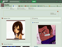 Tablet Screenshot of keysho.deviantart.com