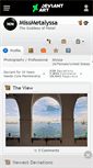 Mobile Screenshot of missmetalyssa.deviantart.com