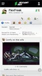 Mobile Screenshot of flexfreak.deviantart.com