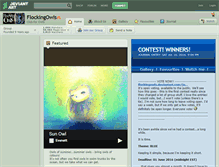 Tablet Screenshot of flockingowls.deviantart.com