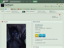 Tablet Screenshot of pearlphoenix.deviantart.com