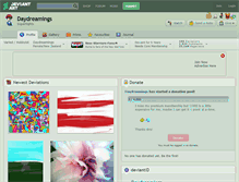 Tablet Screenshot of daydreamings.deviantart.com