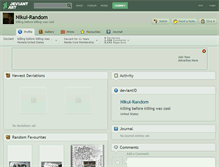 Tablet Screenshot of nikui-random.deviantart.com