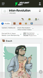 Mobile Screenshot of inion-revolution.deviantart.com