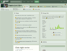 Tablet Screenshot of dragons-love-cats.deviantart.com