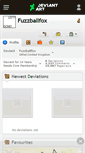 Mobile Screenshot of fuzzballfox.deviantart.com