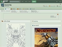 Tablet Screenshot of neurowing.deviantart.com