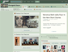 Tablet Screenshot of divergent-fans.deviantart.com