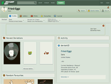 Tablet Screenshot of fried-eggz.deviantart.com