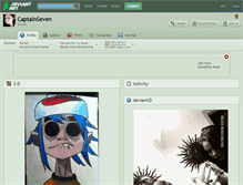 Tablet Screenshot of captainseven.deviantart.com