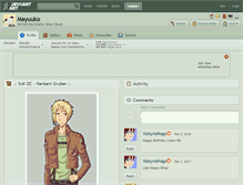 Tablet Screenshot of mayuuko.deviantart.com
