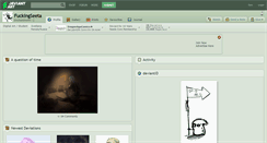 Desktop Screenshot of fuckingseeta.deviantart.com