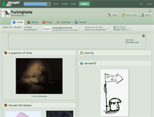 Tablet Screenshot of fuckingseeta.deviantart.com