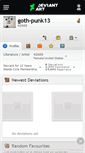 Mobile Screenshot of goth-punk13.deviantart.com