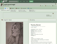 Tablet Screenshot of earth-bound-angel.deviantart.com