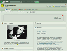 Tablet Screenshot of fantasy-passion.deviantart.com