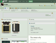 Tablet Screenshot of kwaku.deviantart.com