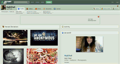 Desktop Screenshot of majkshali.deviantart.com