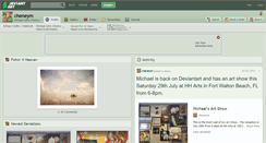Desktop Screenshot of cheneym.deviantart.com