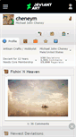Mobile Screenshot of cheneym.deviantart.com