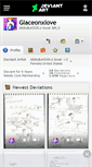 Mobile Screenshot of glaceonxlove.deviantart.com