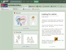 Tablet Screenshot of iceclimbersunite.deviantart.com