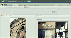 Desktop Screenshot of kalisia.deviantart.com